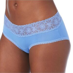🔺️NWT Neptune Blue Micro & Lace Hipster Panties Medium